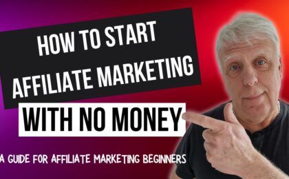 How To Start Affiliate Marketing With No Money -blog post thumbnail